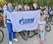 Сыктывкарские газовики приняли участие в  фестивале «Велоночь-2022»