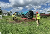 В деревне Гаръя Сыктывдинского района продолжается строительство  газораспределительных сетей