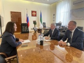Юрий Пахомовский провел рабочую встречу с первым заместителем Председателя Правительства Республики Коми
